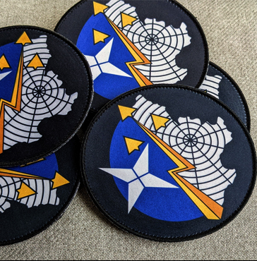 Ecusson imprimé ARMEE AIR ESPACE CustomizeFR